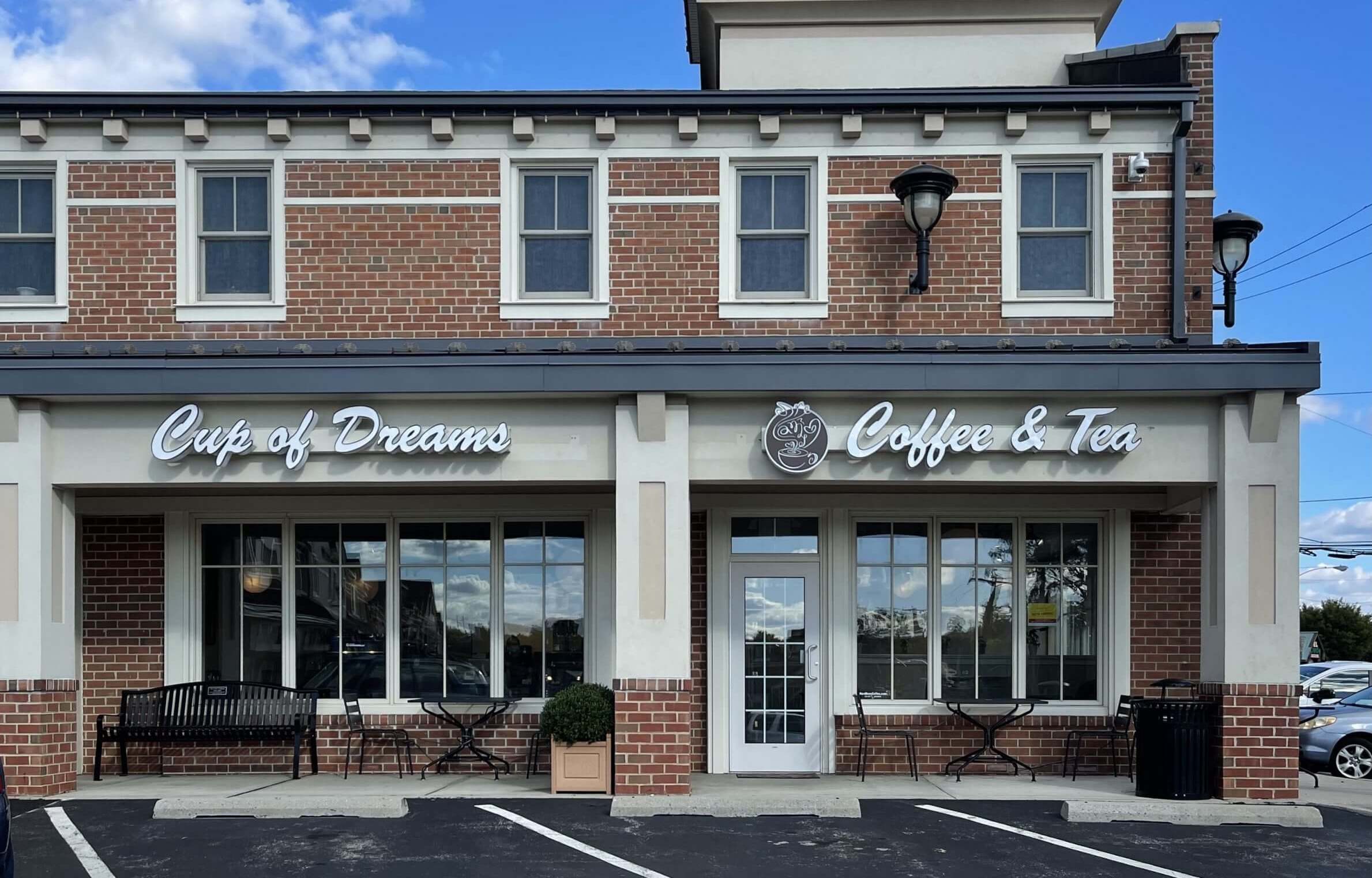 cup of dreams cafe location at paoli village shoppes